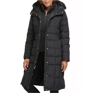 Cole Haan Quilted Black Puffer Jacket